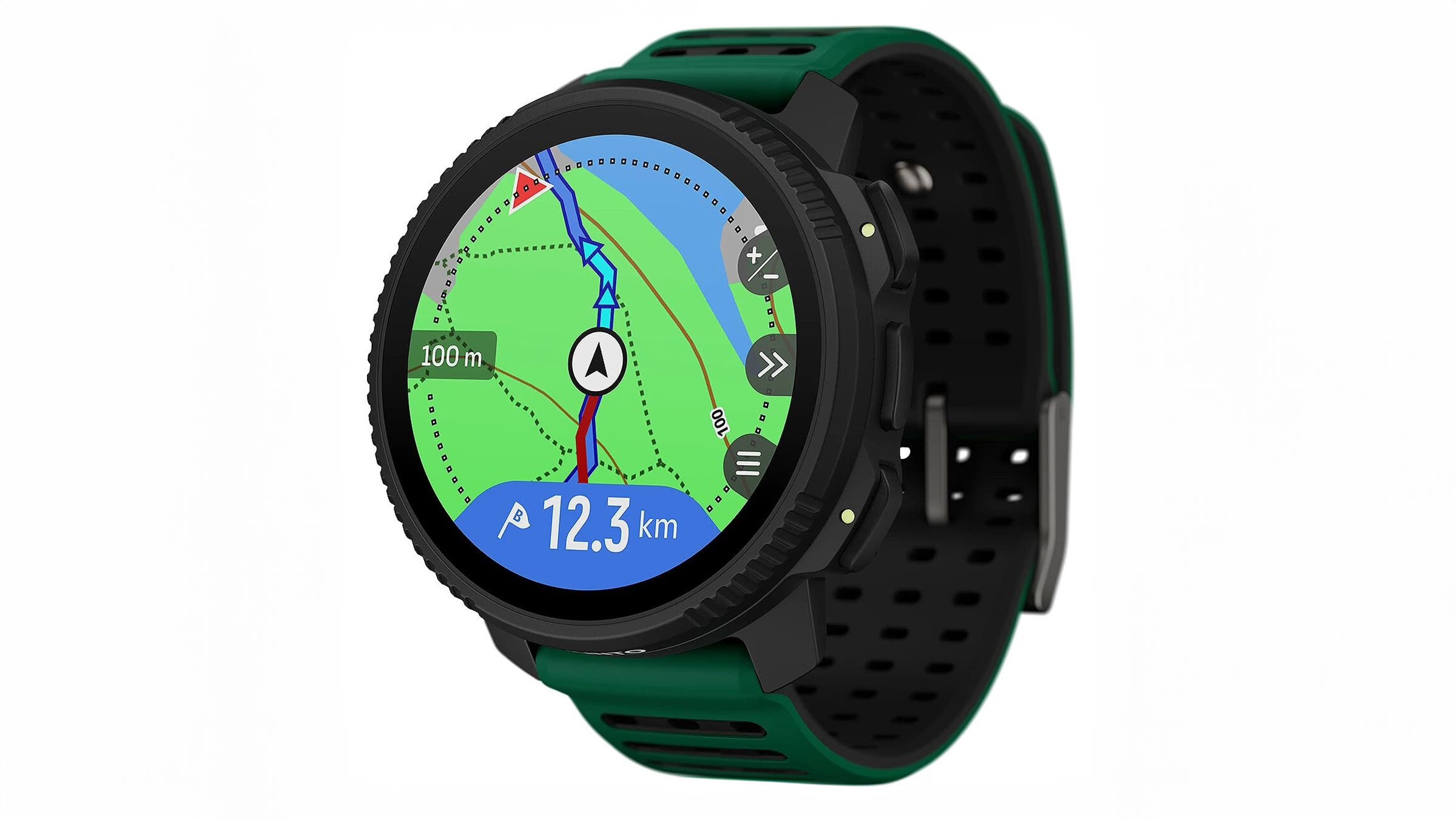 Suunto Vertical 2 smart watch green on white background