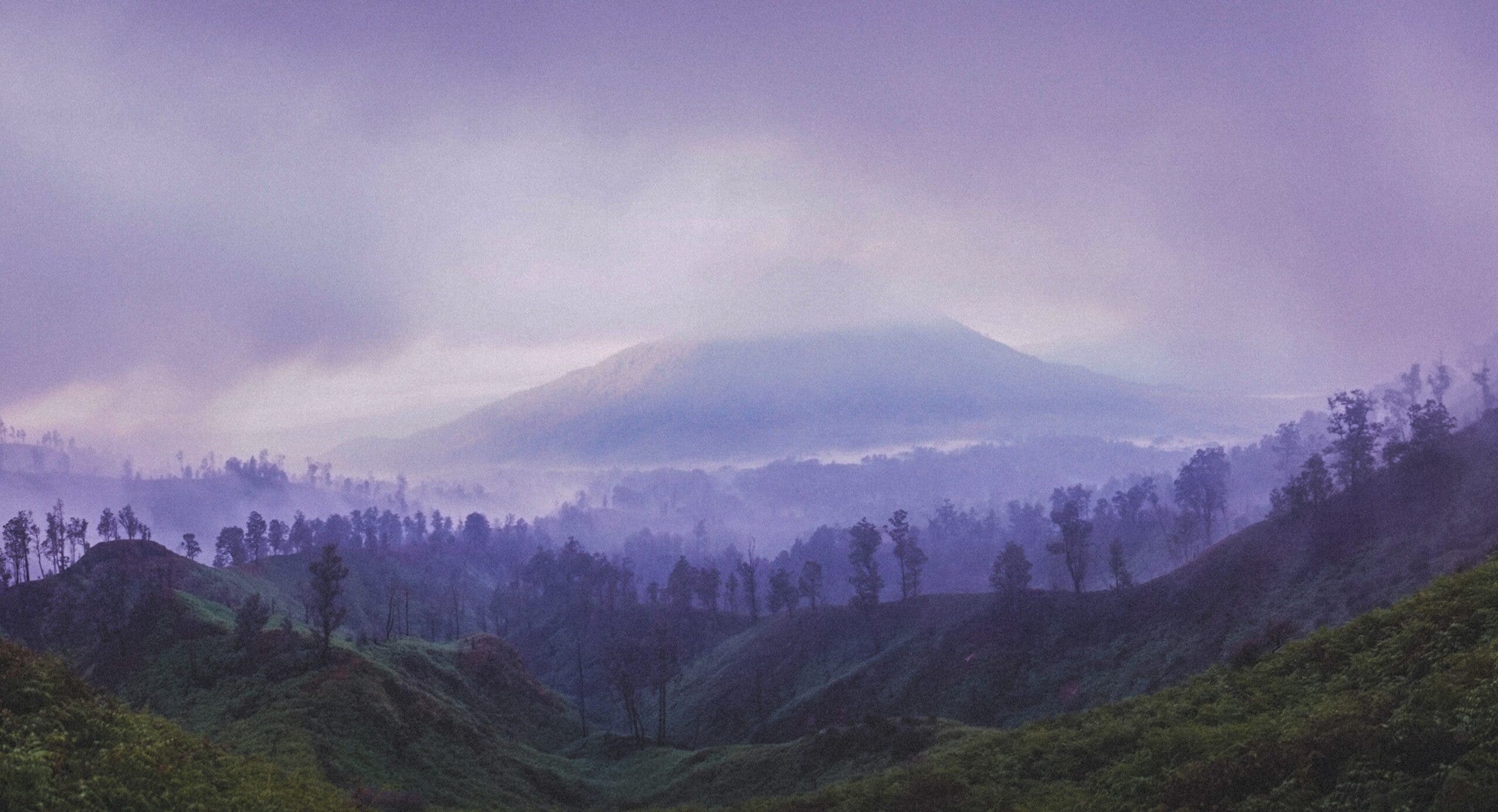 ethereal places: Ijen Crater scenery