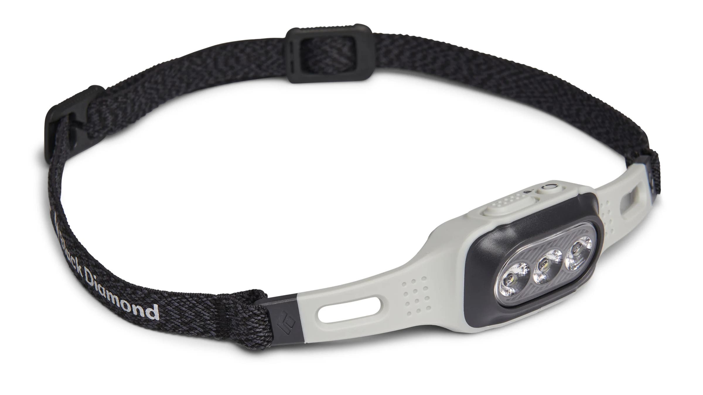 Black Diamond Deploy Run Light headlamp on white background.