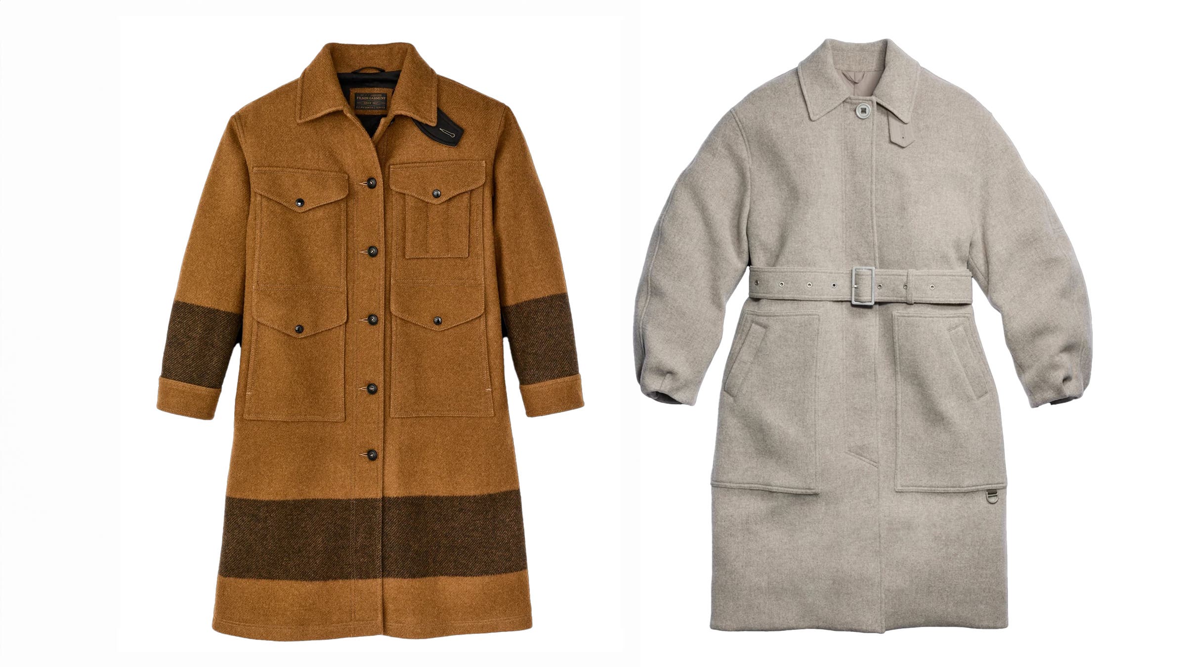 Filson and Canada Goose long coats