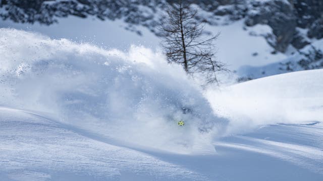 Watch the Heart-Stopping Moment Two Skiers Dig Out a Third Buried in Snow