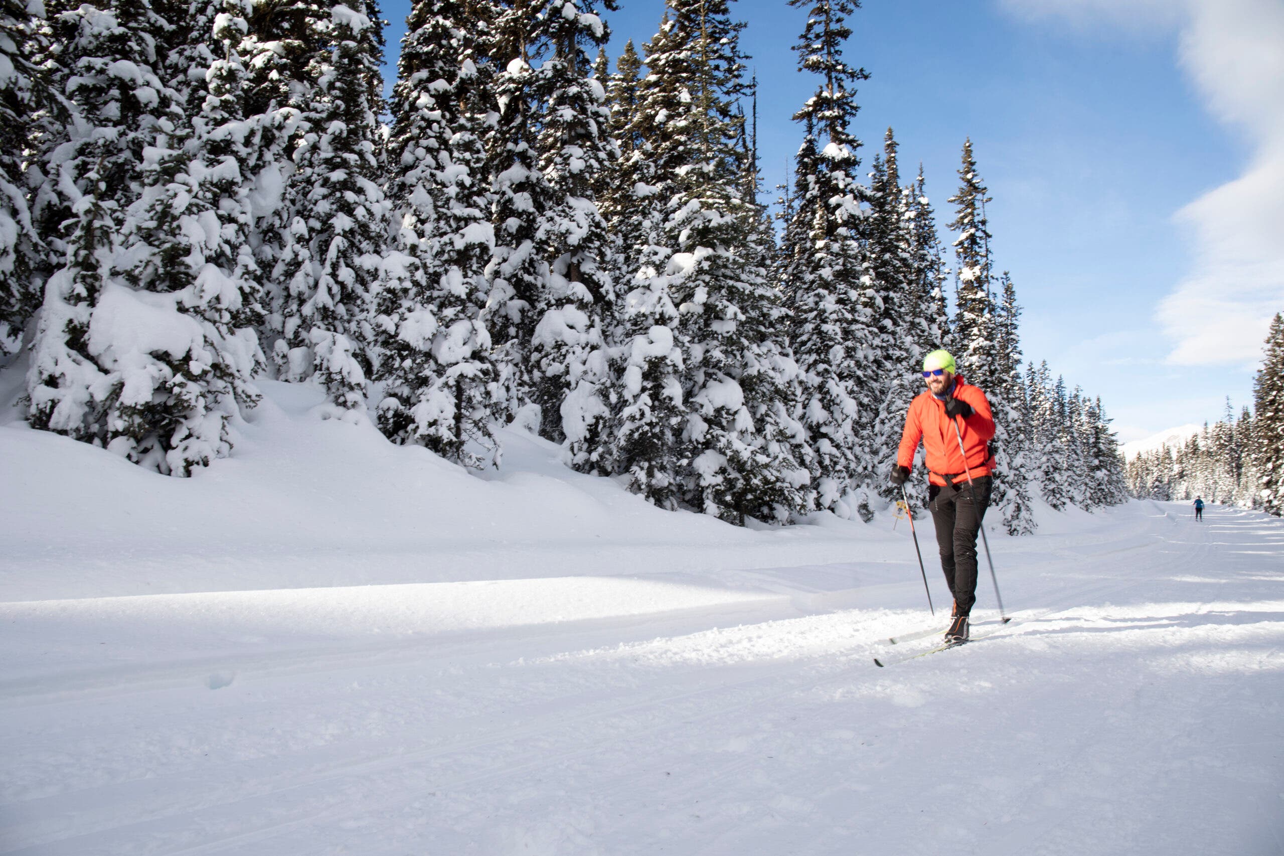 Cross country skier, Lake Louise