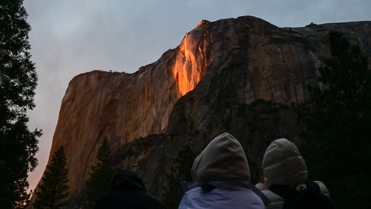 Firefall effect, Horsetail Fall 