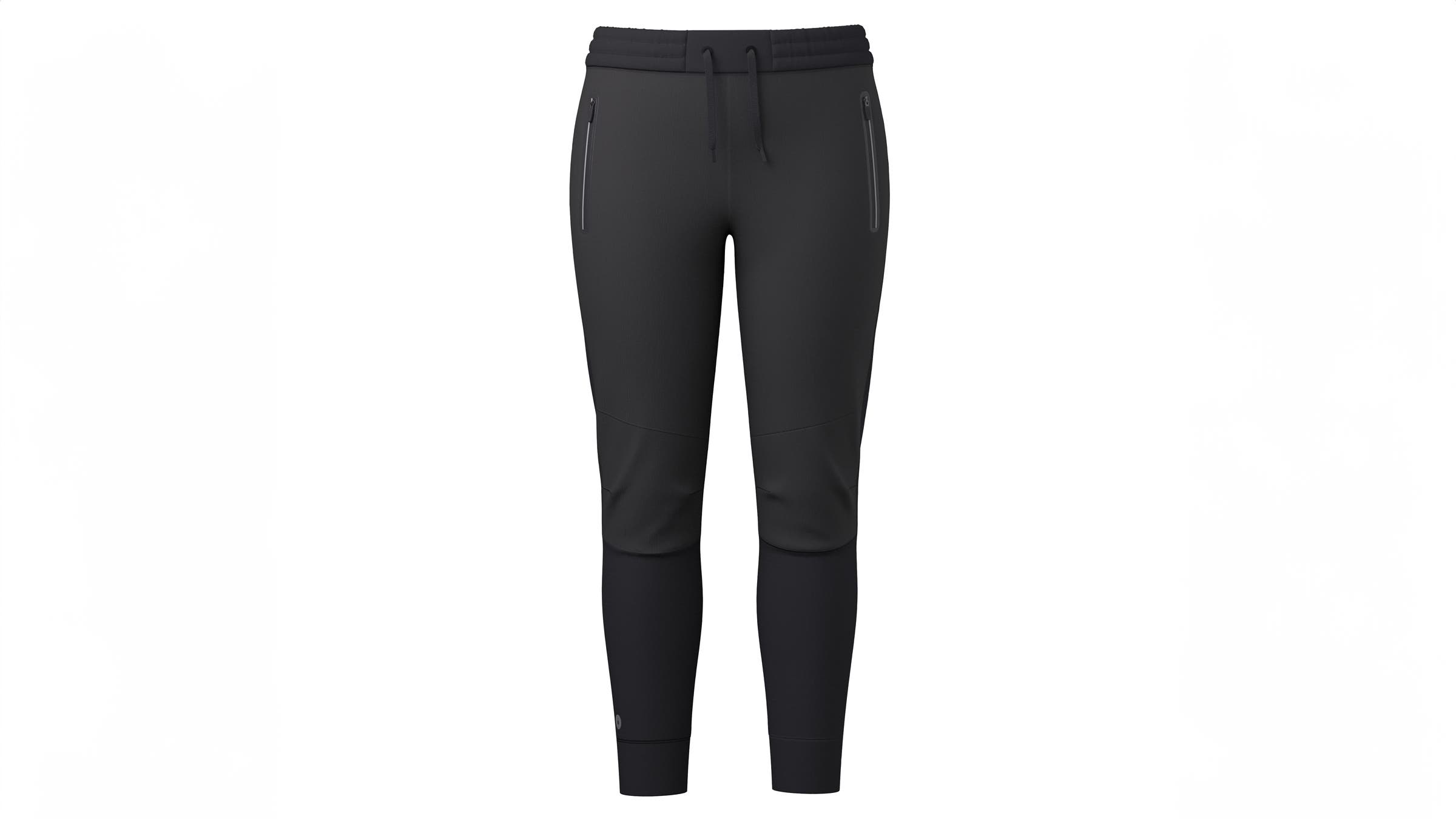 Smartwool Active Fleece Wind Pants black on white background