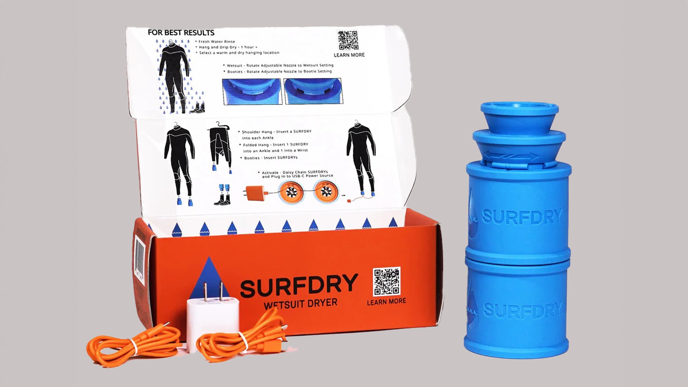 SurfDry wetsuit and surfing boot dryer