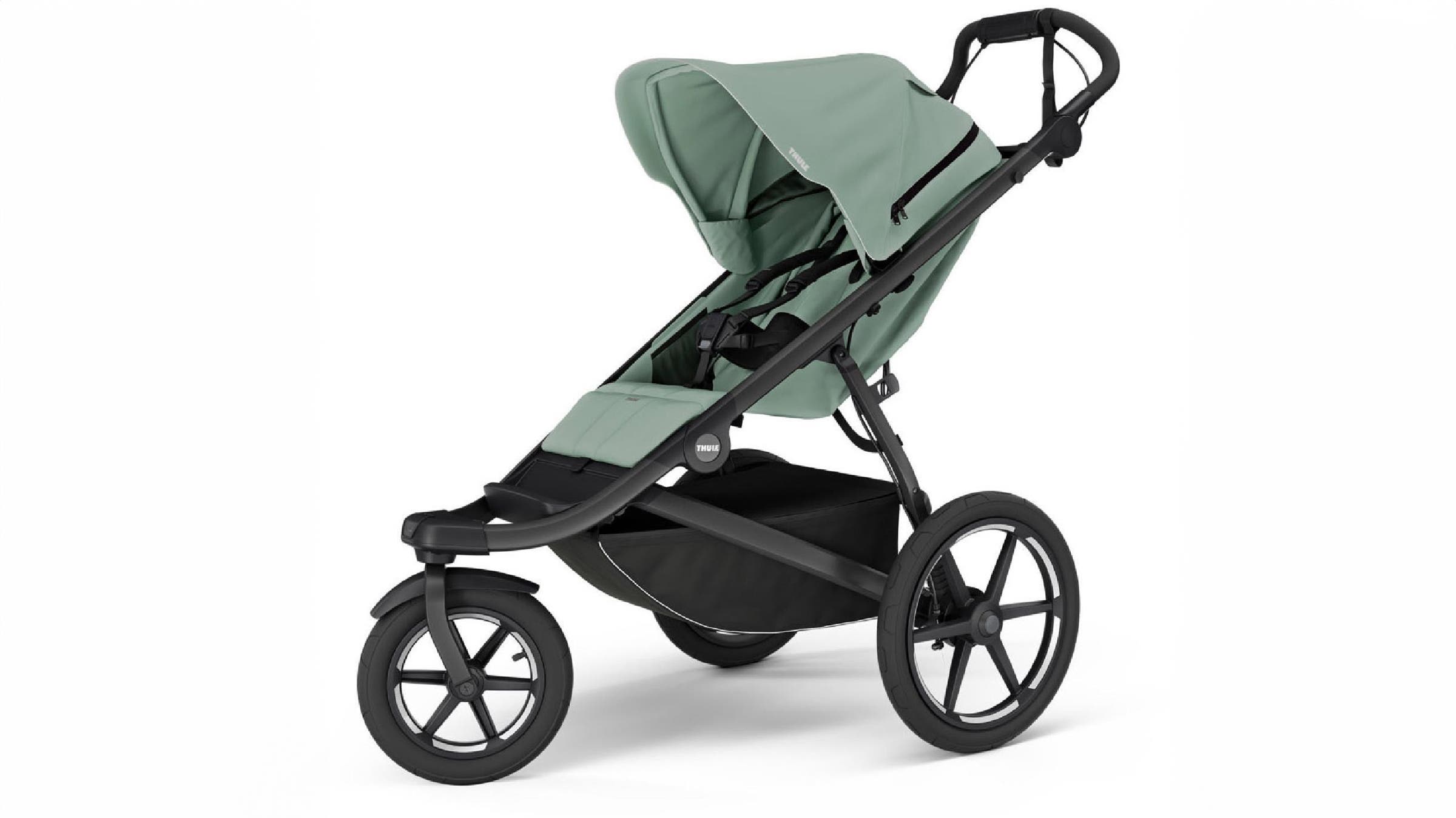 Thule Urban Glide 3 jogging stroller on white background.