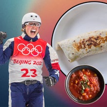 ashley caldwell breakfast burrito and salsa