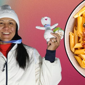 elana meyers taylor gola medal and pasta cortina olympics