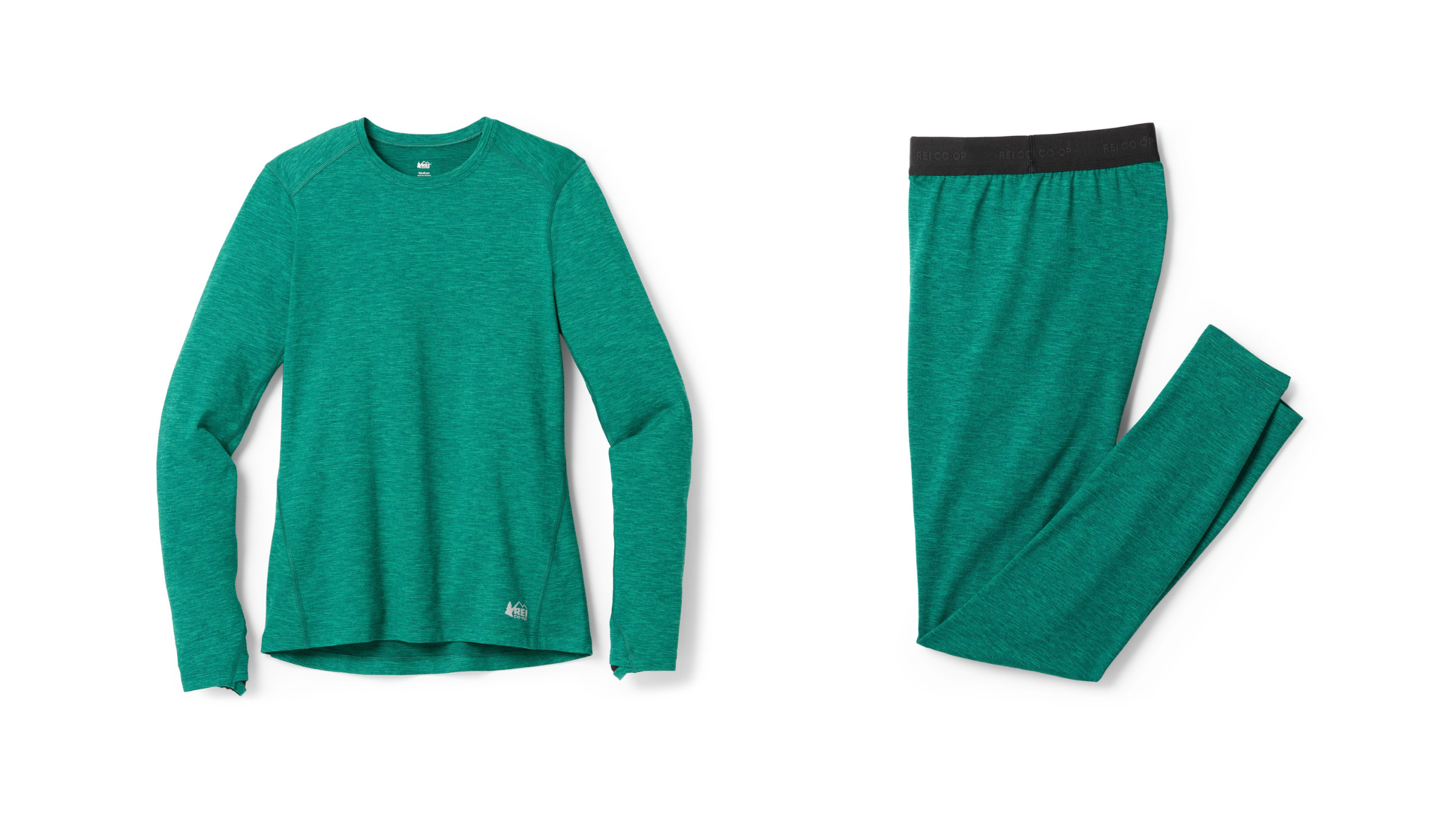 REI mid-weight base layer set