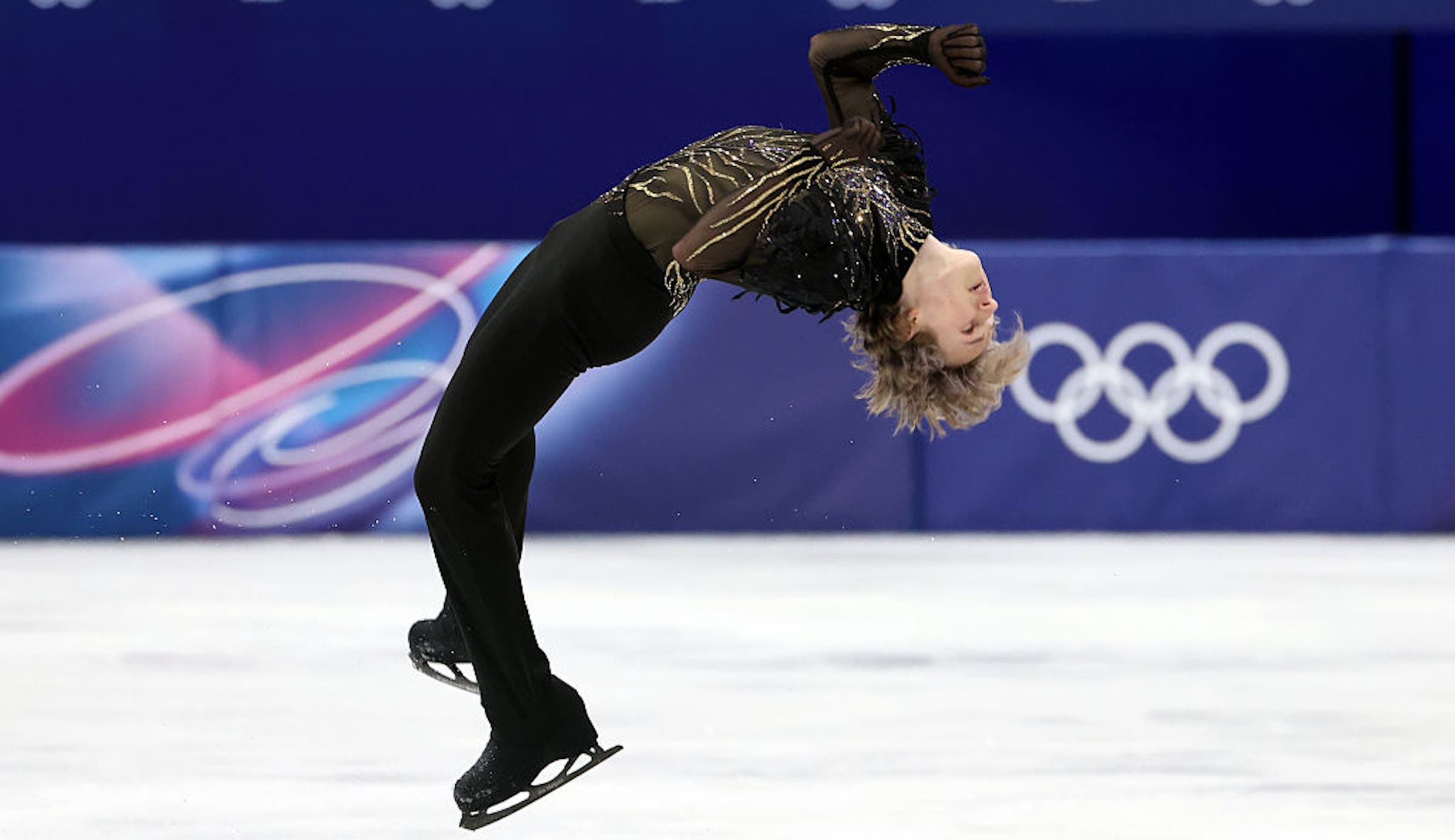 Ilia Malinin of Team United States competes in the Men Single Skating on day seven of the Milano Cortina 2026 Winter Olympic Games