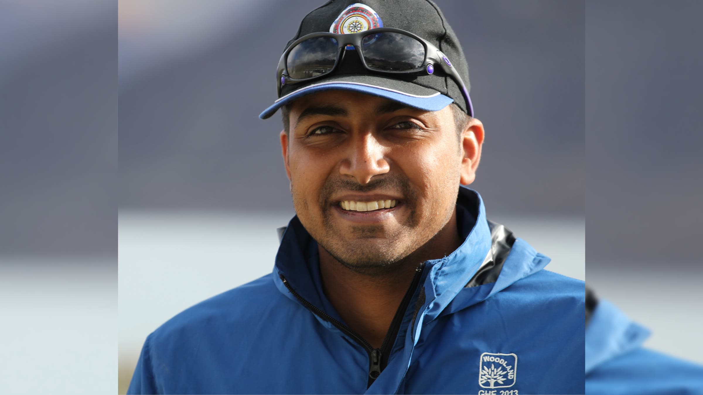 Paras Loomba in front of a lake.