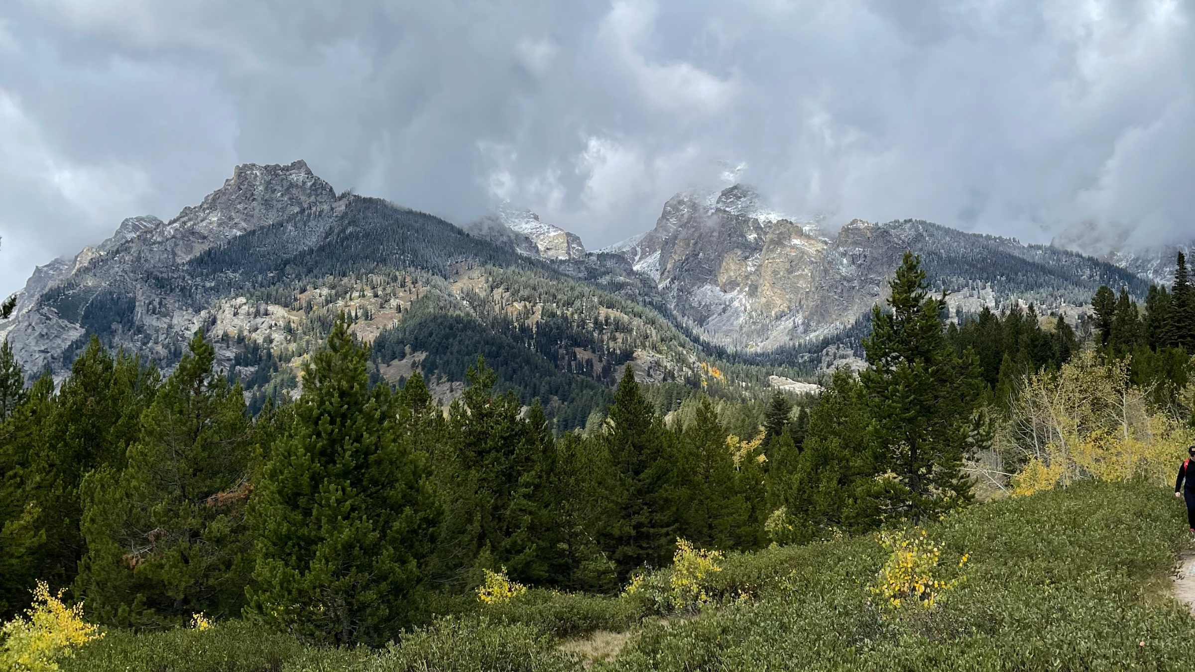 Bradley Lake Trail in Grand Teton National Park, Wyoming is one of the most scenic running trails in the U.S. 