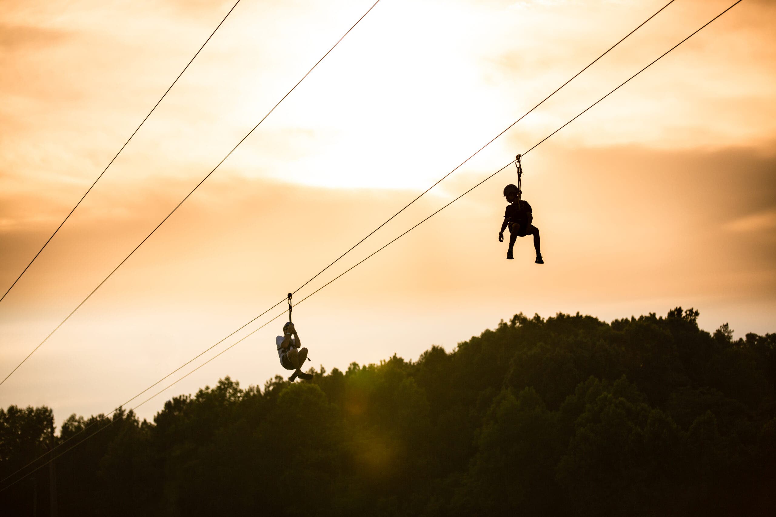 Zip-lining