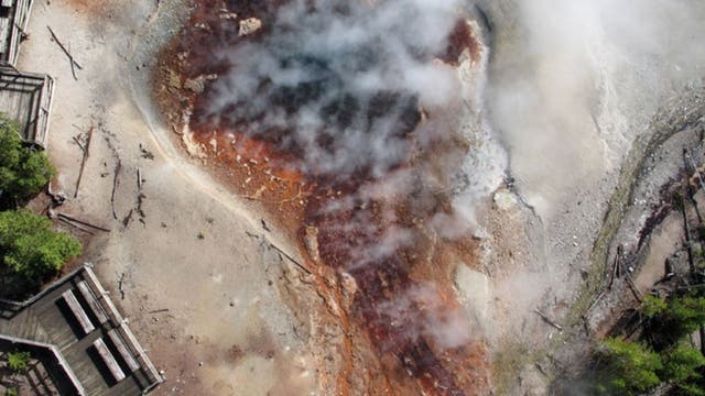 The World's Largest Acidic Geyser Is Erupting in Yellowstone After Years of Silence
