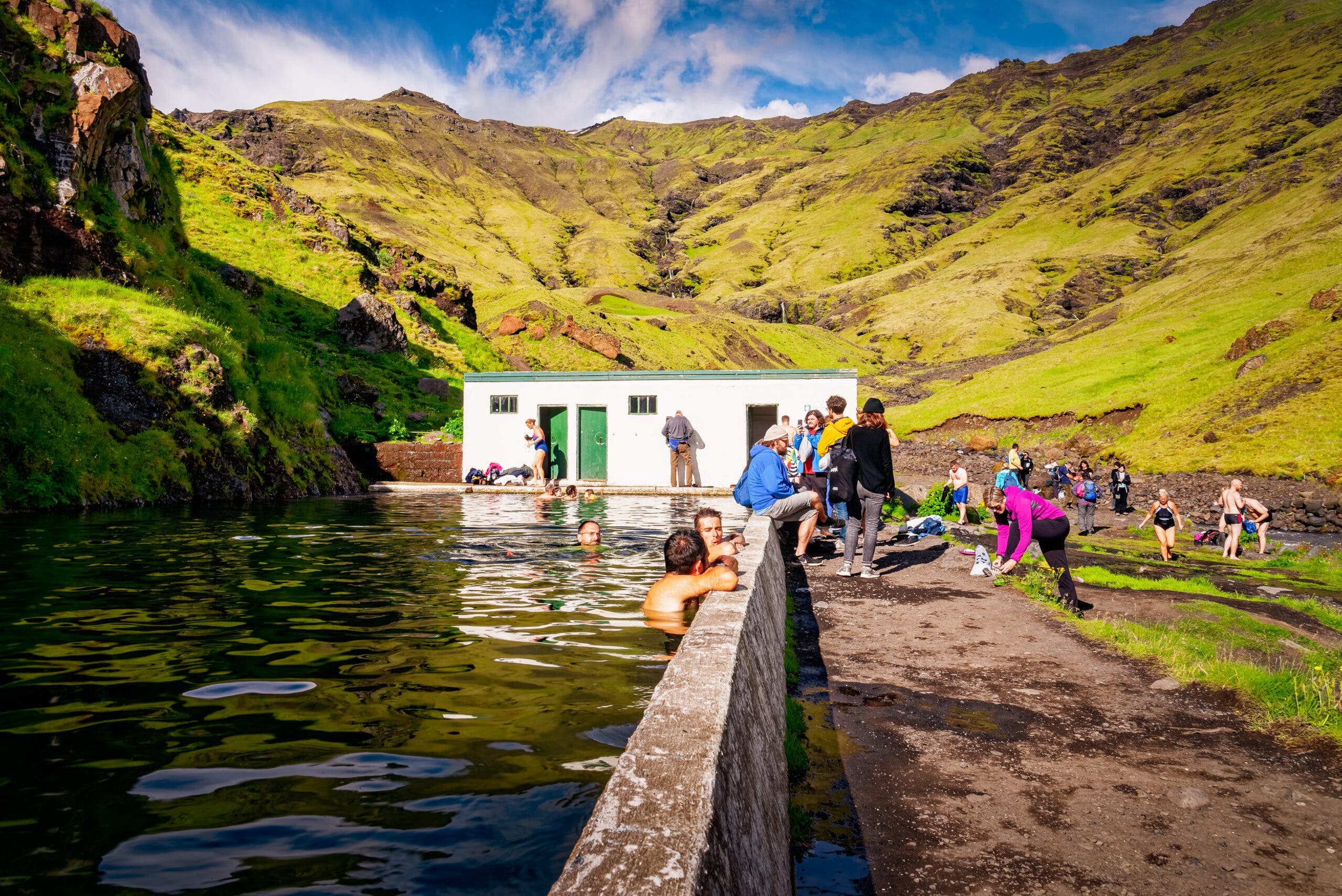 Seljavallalaug Pool In Iceland