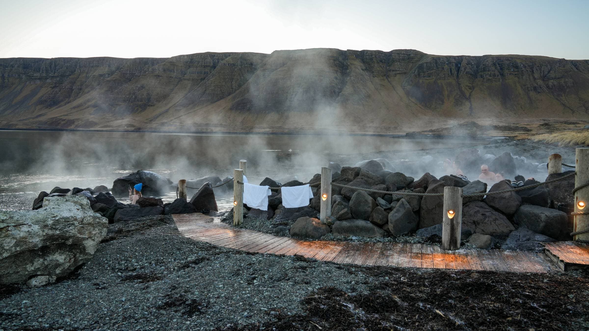 Hvammsvik Hot Springs, Iceland