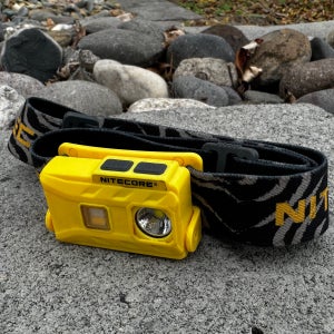Nitecore NU25 MCT 400 lightweight and affordable headlamp for backpacking and camping