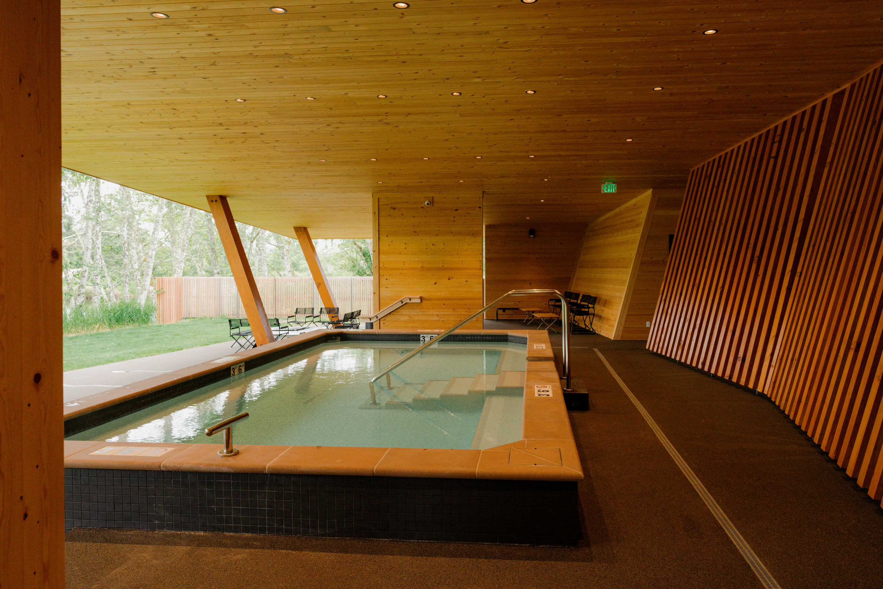 SNOW PEAK CAMPFIELD plunge pool