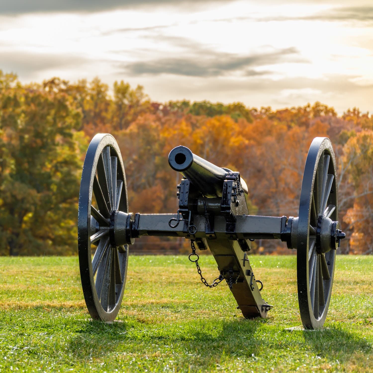 Canon on the battlefield at Manassas National Battlefield Park,