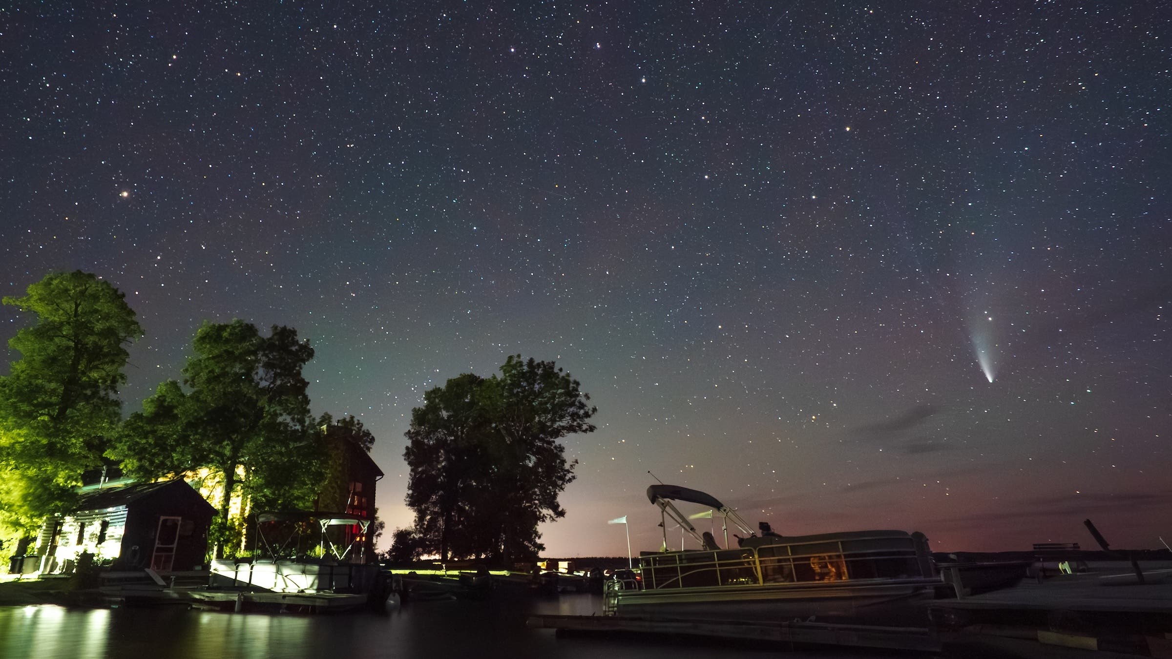 Comet NEOWISE in Minnesota in 2020