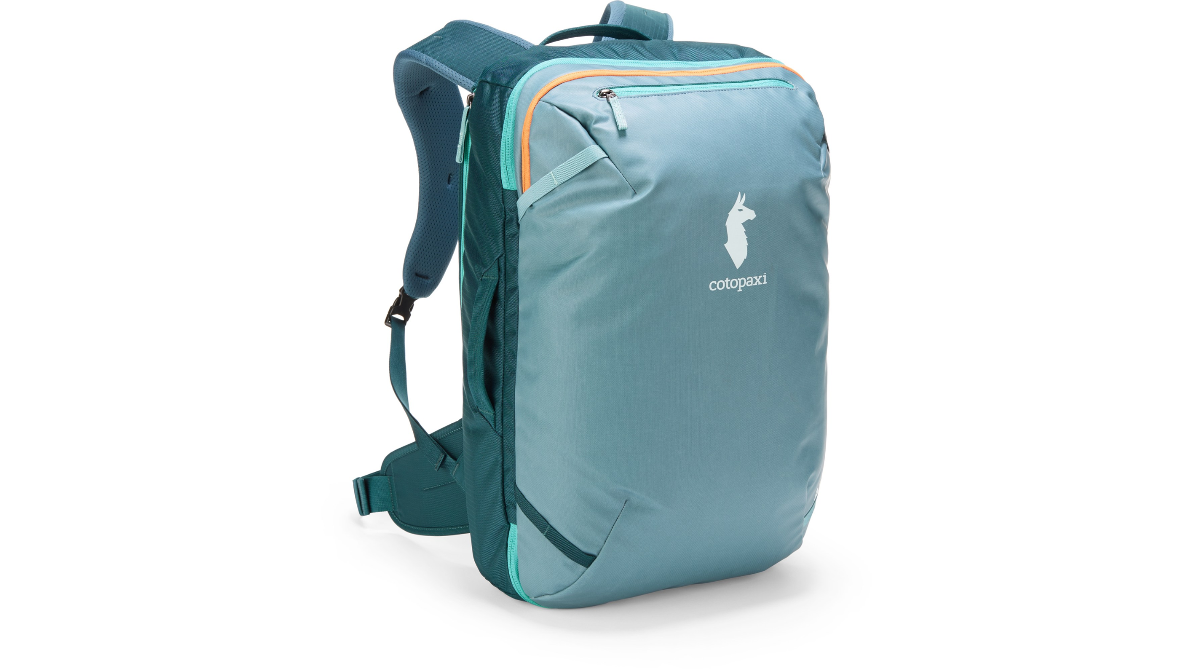 Cotopaxi Allpa 35L travel pack in Blue Spruce