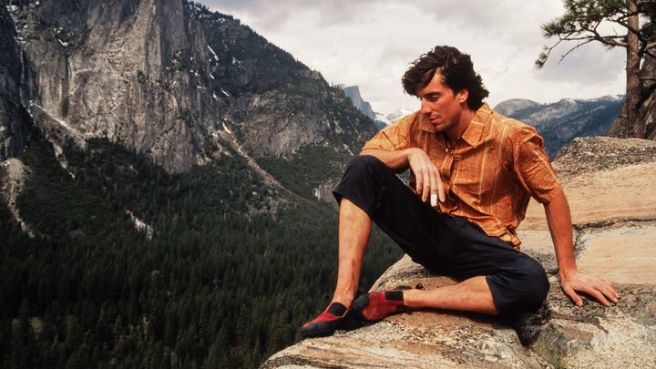 dean potter sitting in yosemite