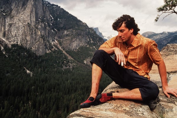 dean potter sitting in yosemite