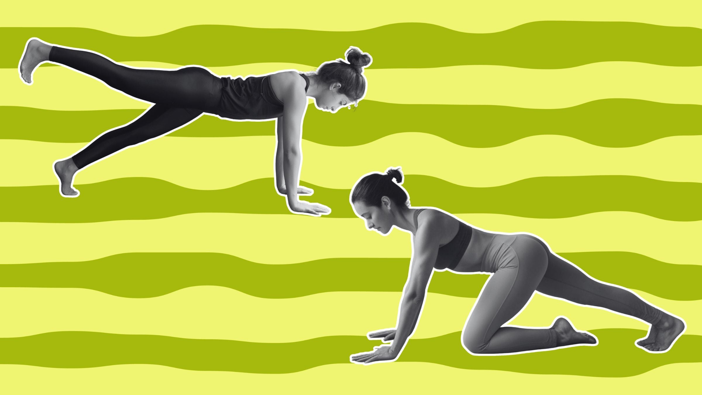 core plank workout person doing plank variations