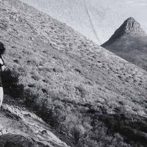 The author in the location of her attack