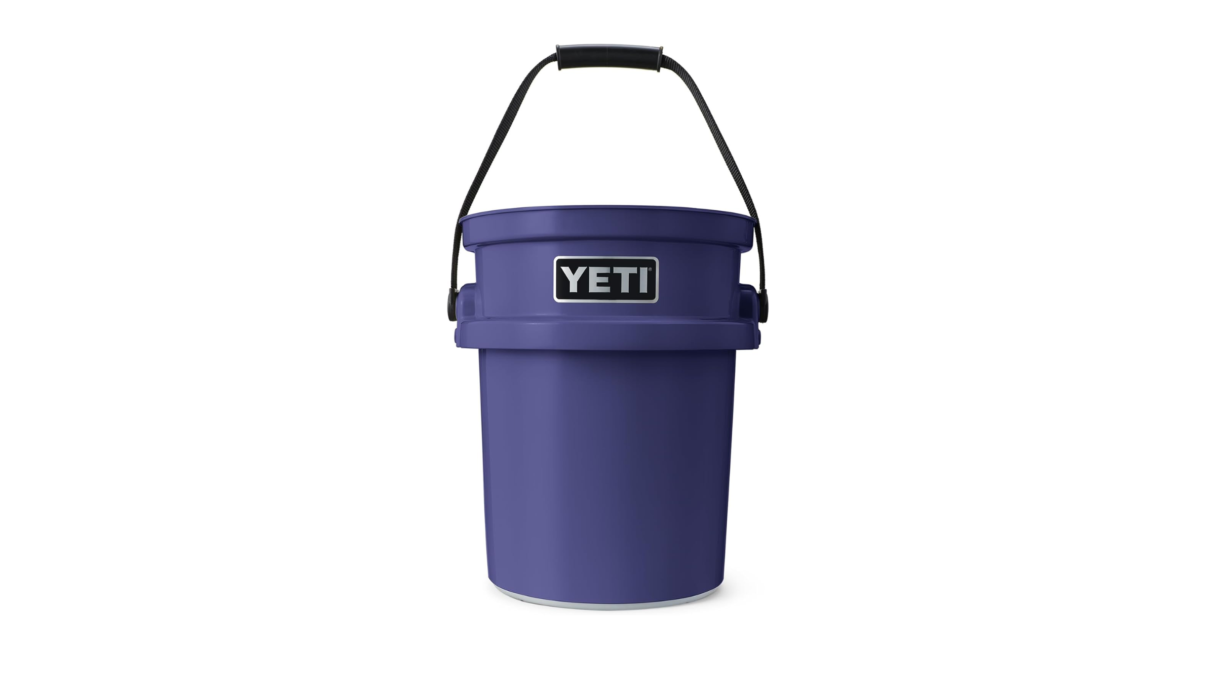 This Moon Dust Blue YETI LoadOut Bucket is a versatile utility tool available during the Amazon YETI sale for outdoor enthusiasts.