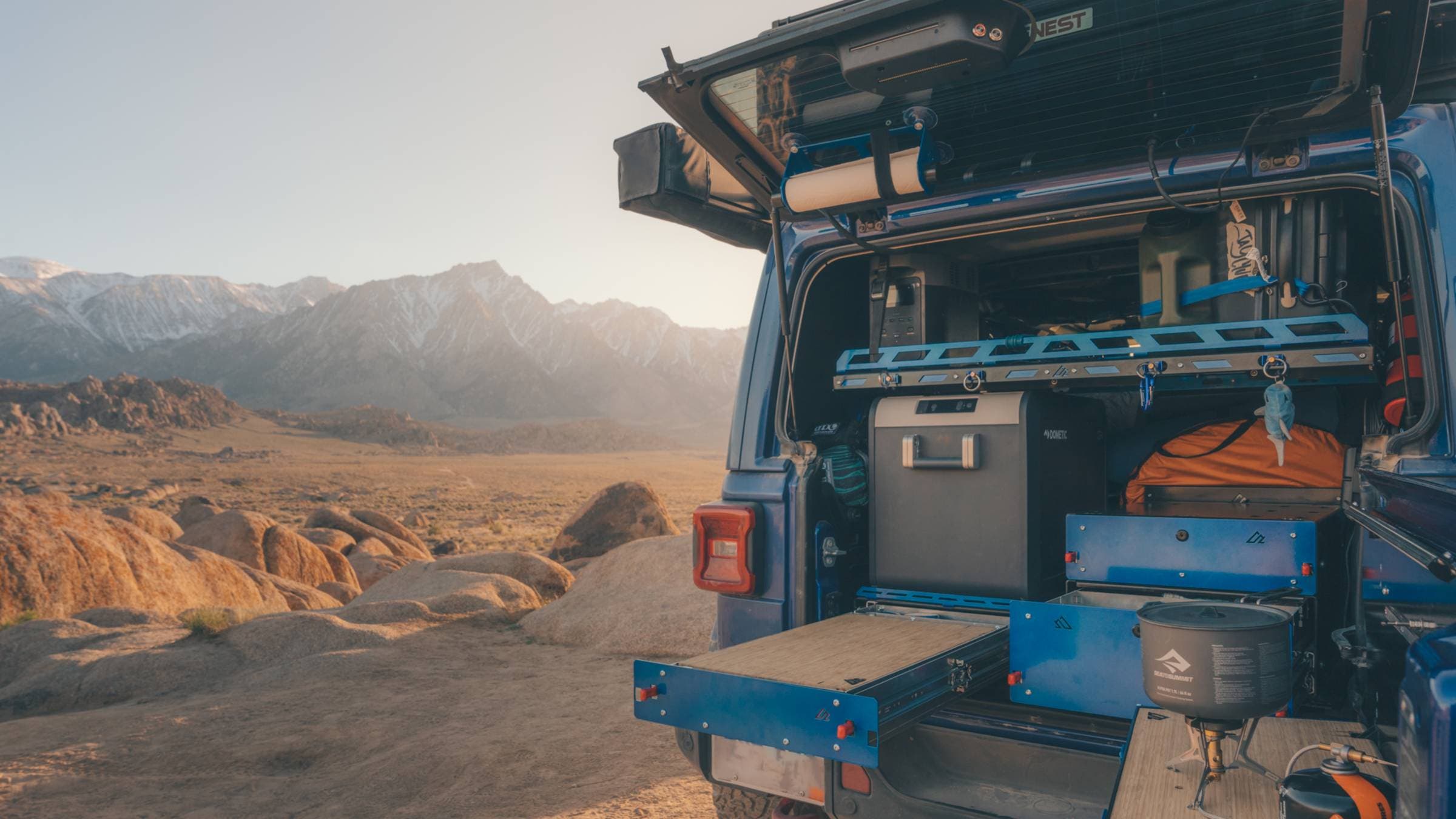 Overlanding Jay Clue set-up