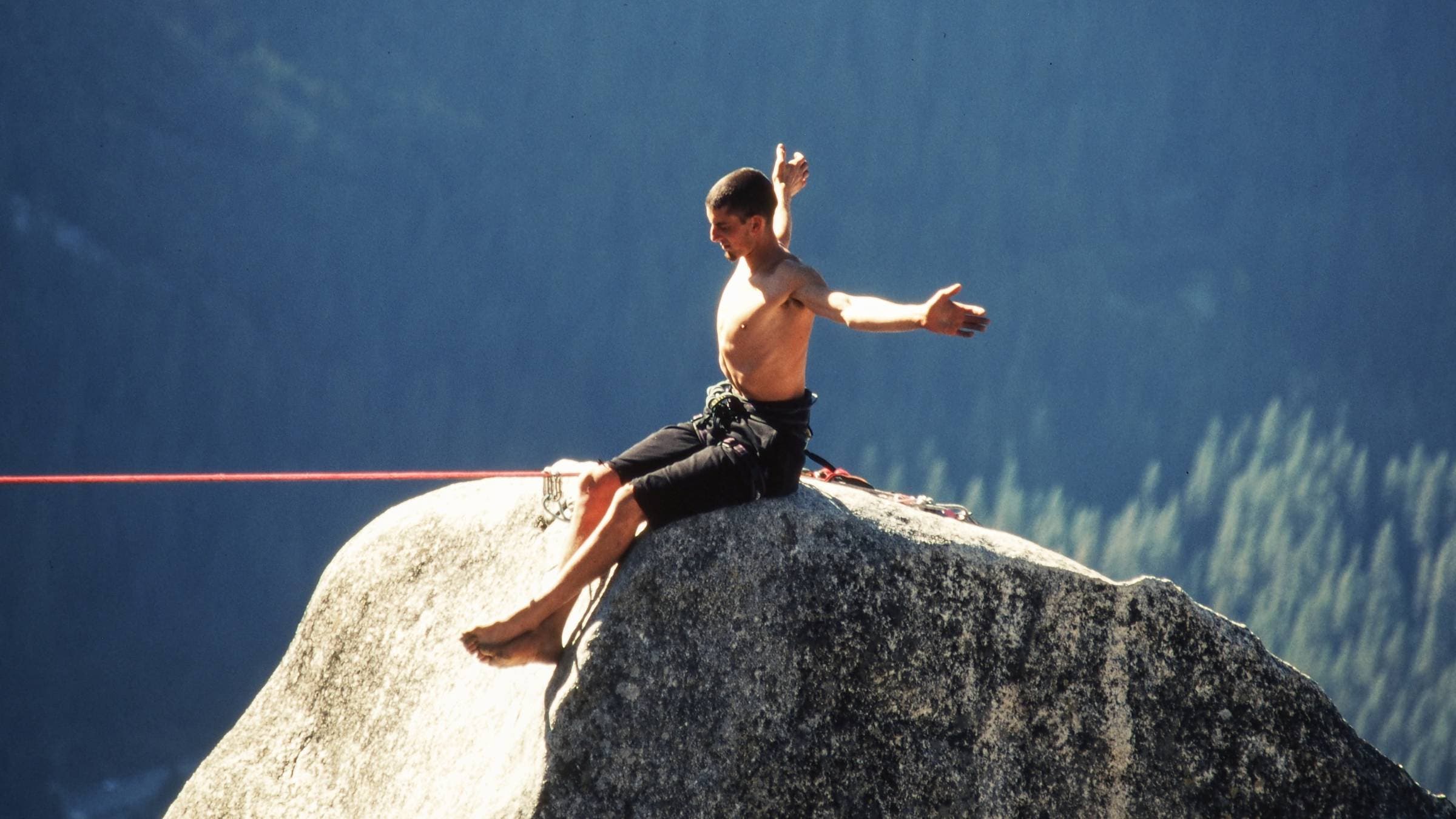 Dean Potter on Lost Arrow