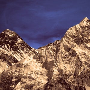 Mount Everest and Nuptse
