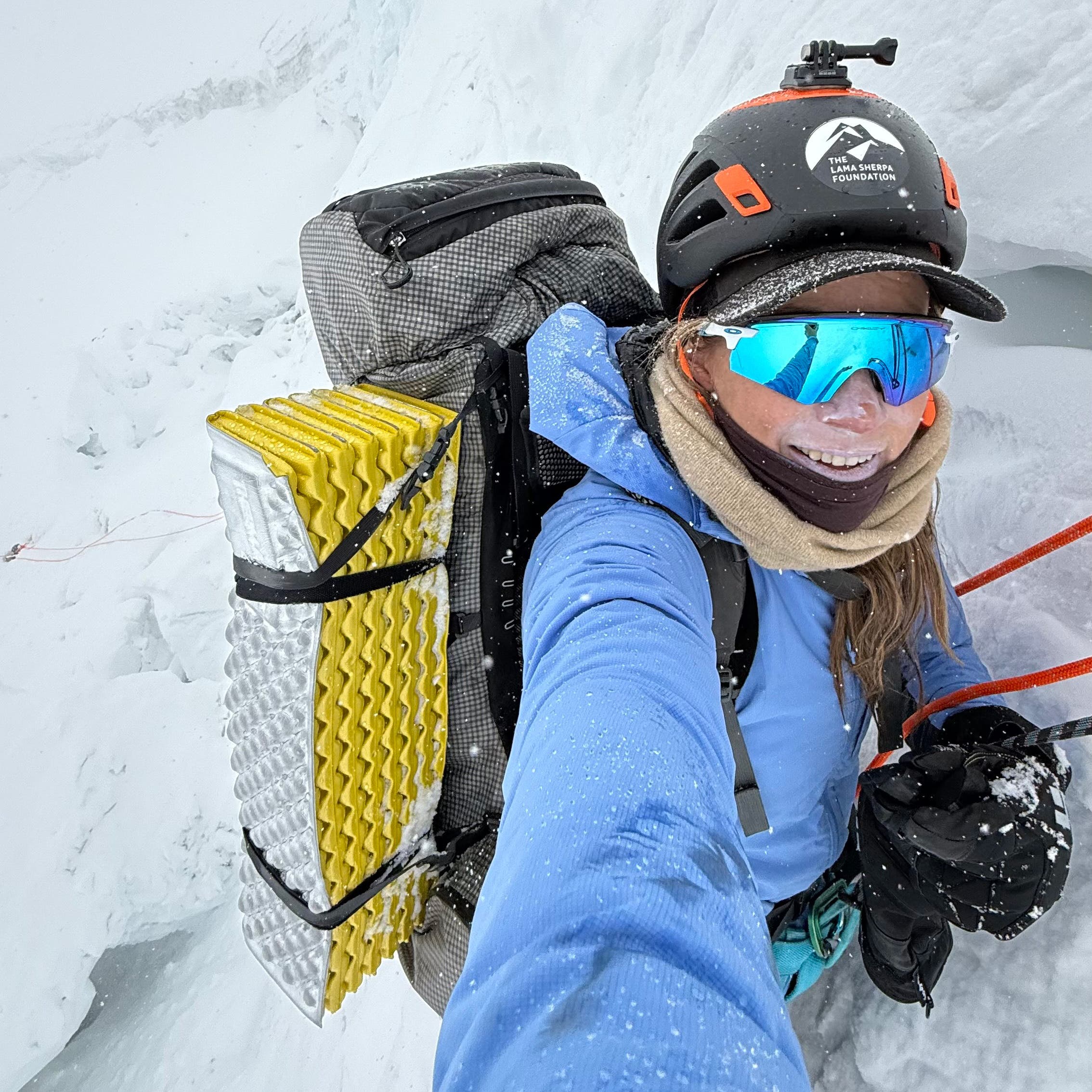 Harila on Mount Everest in 2025