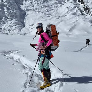 Stefi Troguet begins her ascent of Annapurna