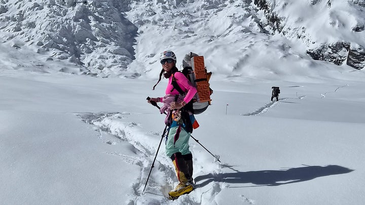 Stefi Troguet begins her ascent of Annapurna