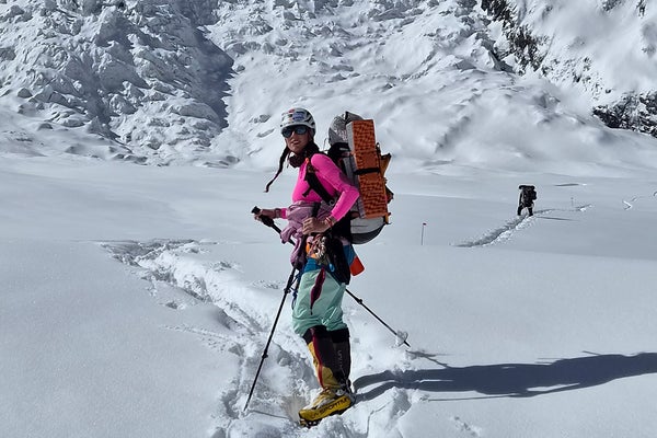 Stefi Troguet begins her ascent of Annapurna