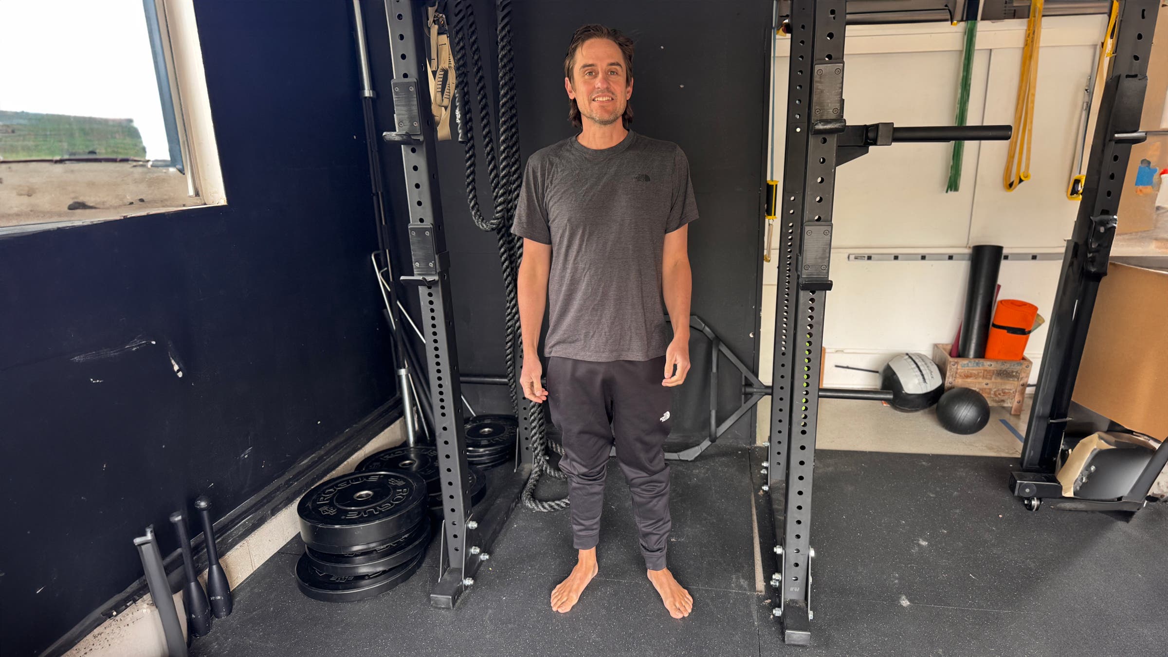 The North Face Mountain Athletics Fleece Pants and The North Face Short Sleeve Tri-Blend Tee