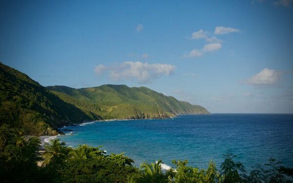 Annaly Bay on St. Croix in the U.S. Virgin Islands