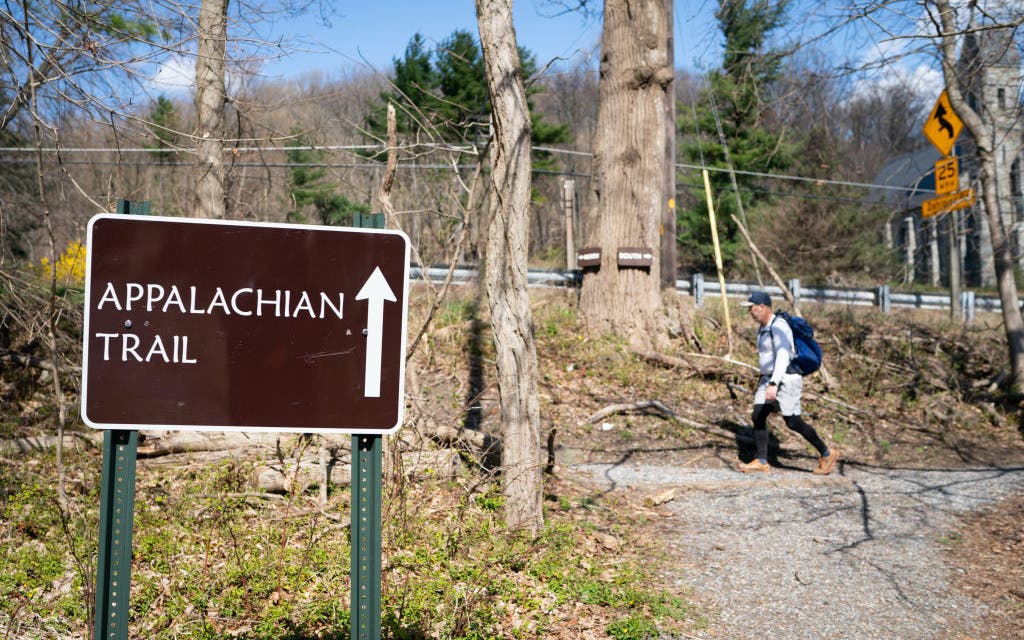 Hikers on the Appalachian Trail