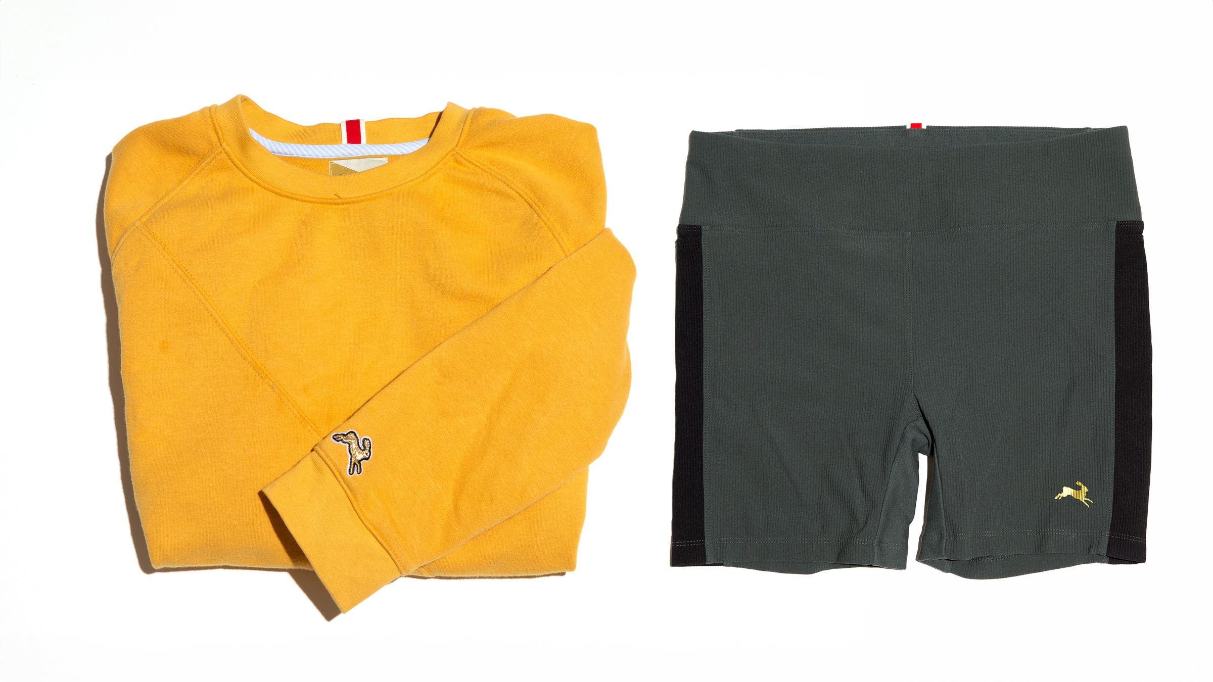 Tracksmith Trackhouse Midweight Crew and Tracksmith Twilight Short Tights