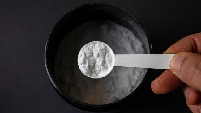 creatine supplement scoop