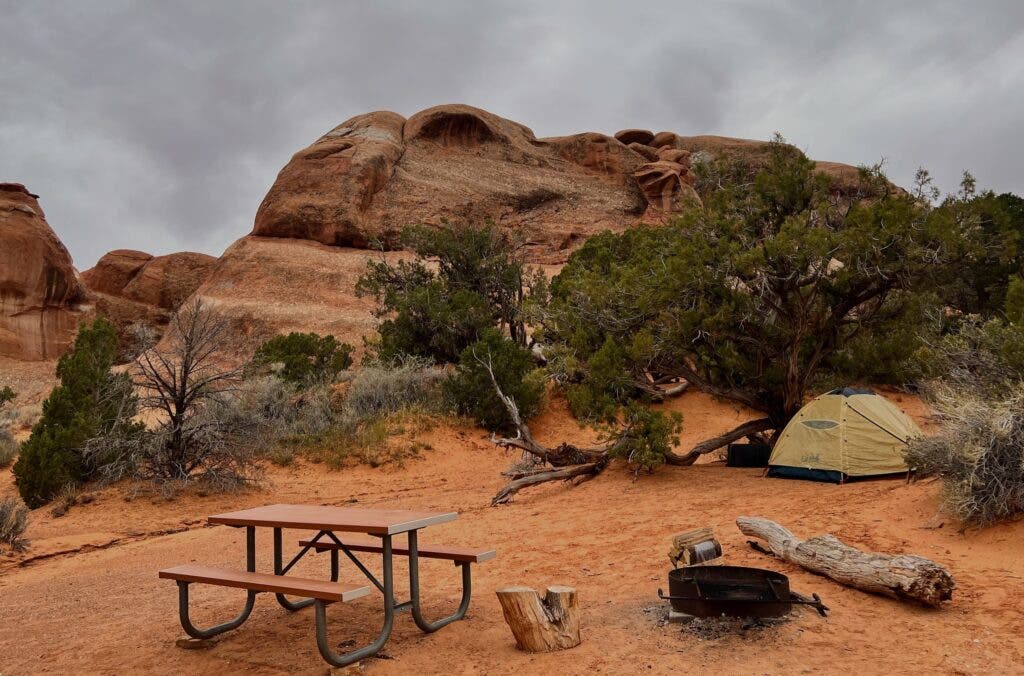 arches camping devils garden