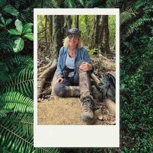 Rachel Maguire over jungle background