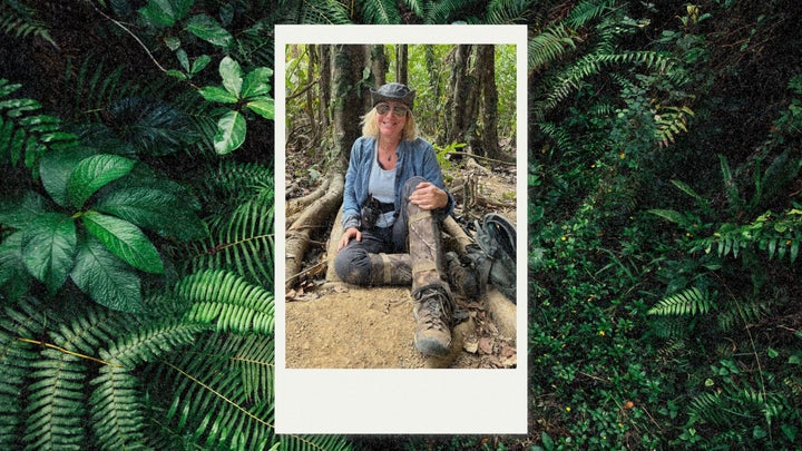 Rachel Maguire over jungle background