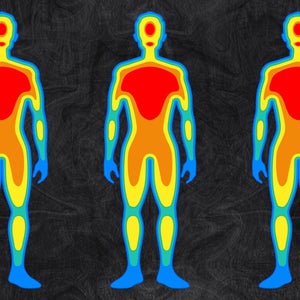 why we're obsessed with longevity concept art, body scans on a black background