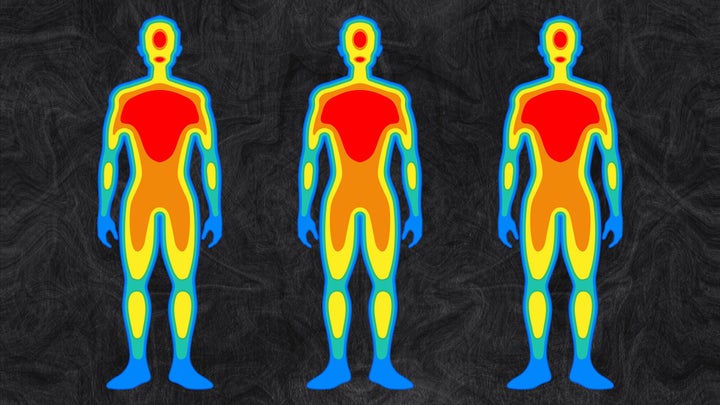 why we're obsessed with longevity concept art, body scans on a black background