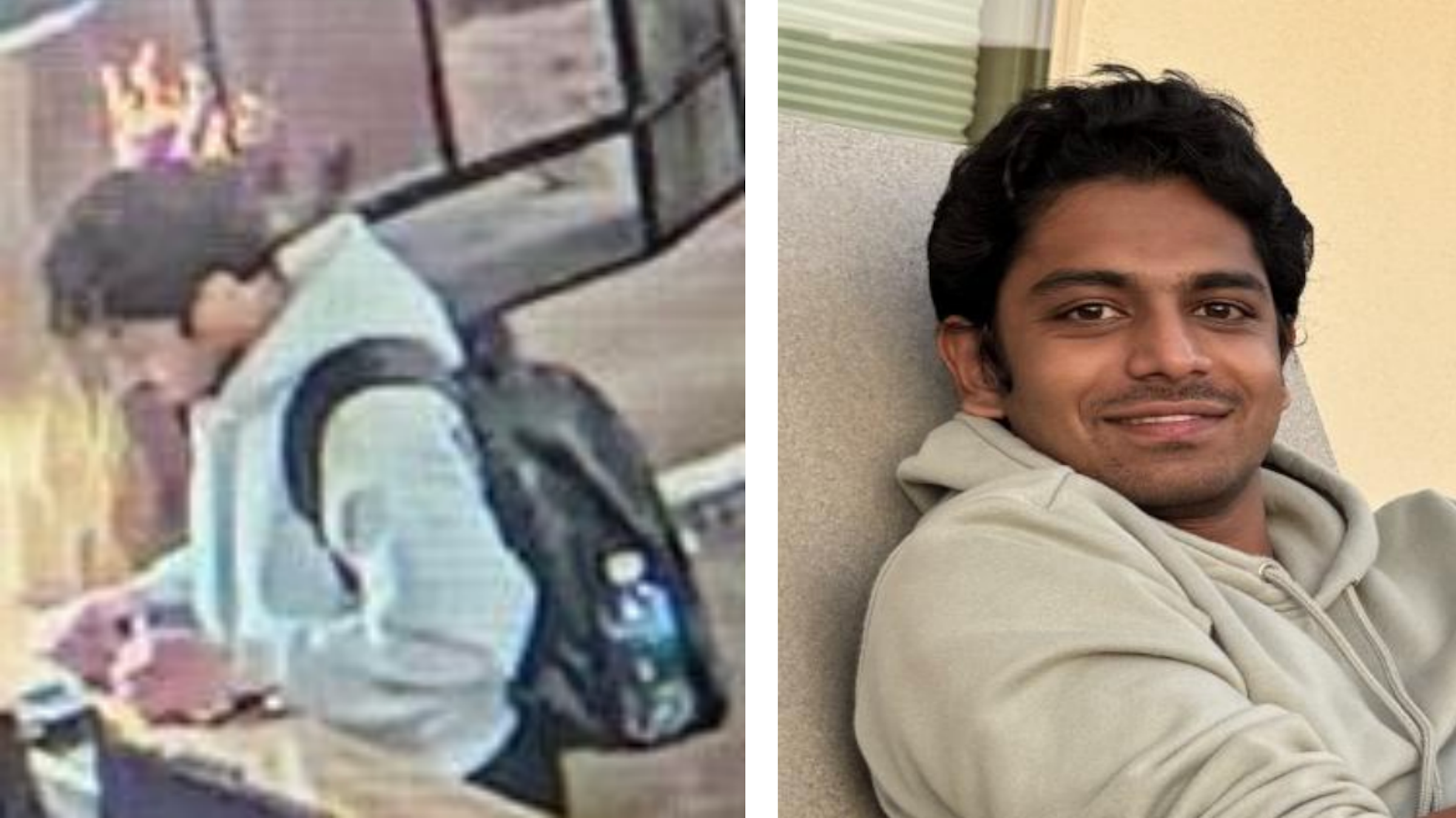 Плакат про зникнення 26-річного Сандарша Крішни, якого востаннє бачили на південному краю Національного парку Гранд-Каньйон, поблизу стежки Rim Trail.