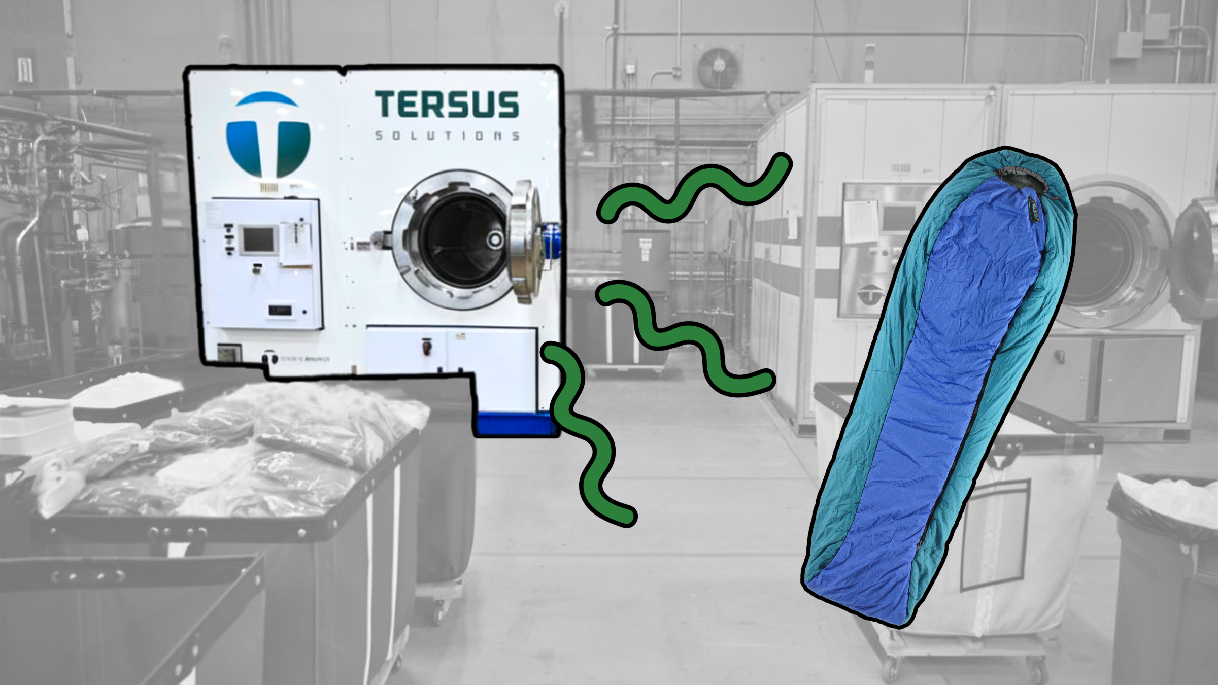 Tersus Solutions partners with brands like Stio, The North Face, and Arc’teryx to clean, repair, and recirculate used gear—to keep it in play and out of landfills longer