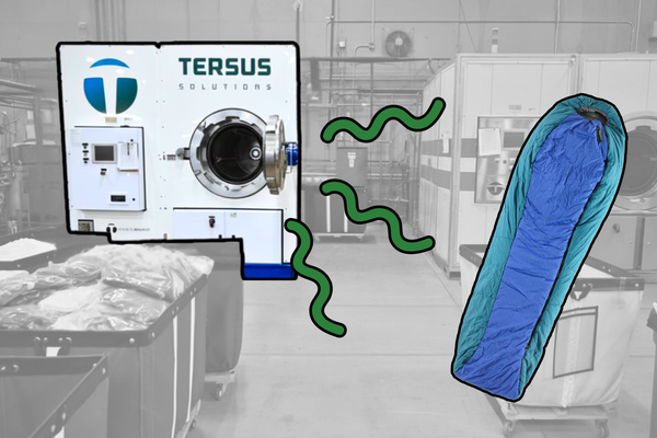 Tersus Solutions partners with brands like Stio, The North Face, and Arc’teryx to clean, repair, and recirculate used gear—to keep it in play and out of landfills longer